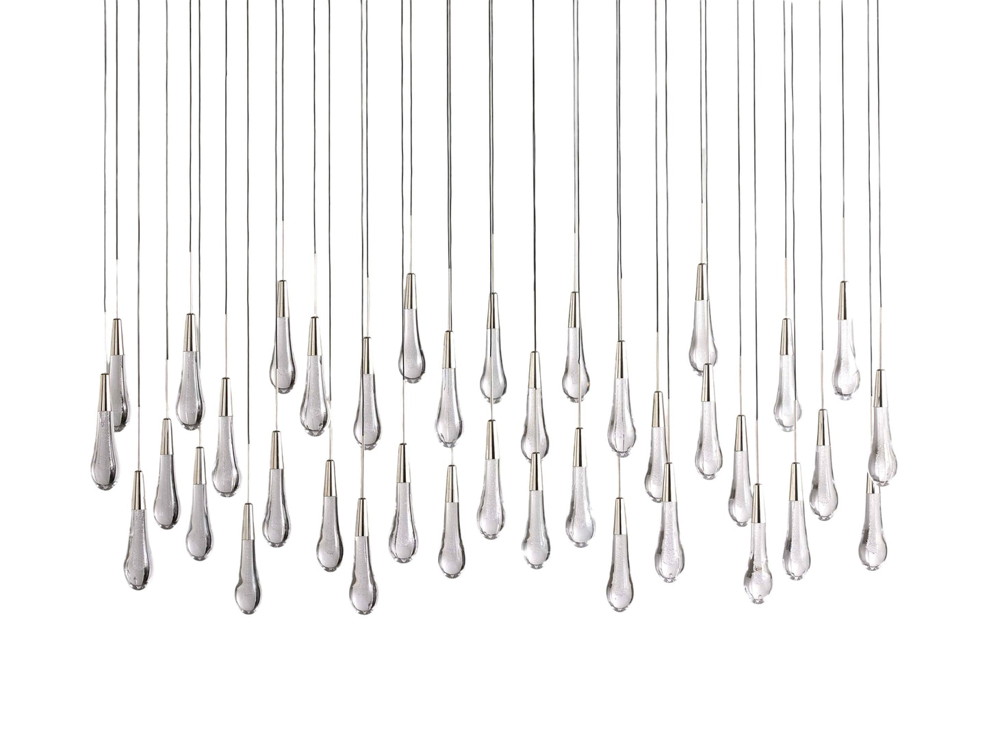 Soltaire Raindrop Crystal Linear Chandelier