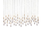 Soltaire Raindrop Crystal Linear Chandelier