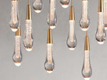 Soltaire Raindrop Crystal Linear Chandelier
