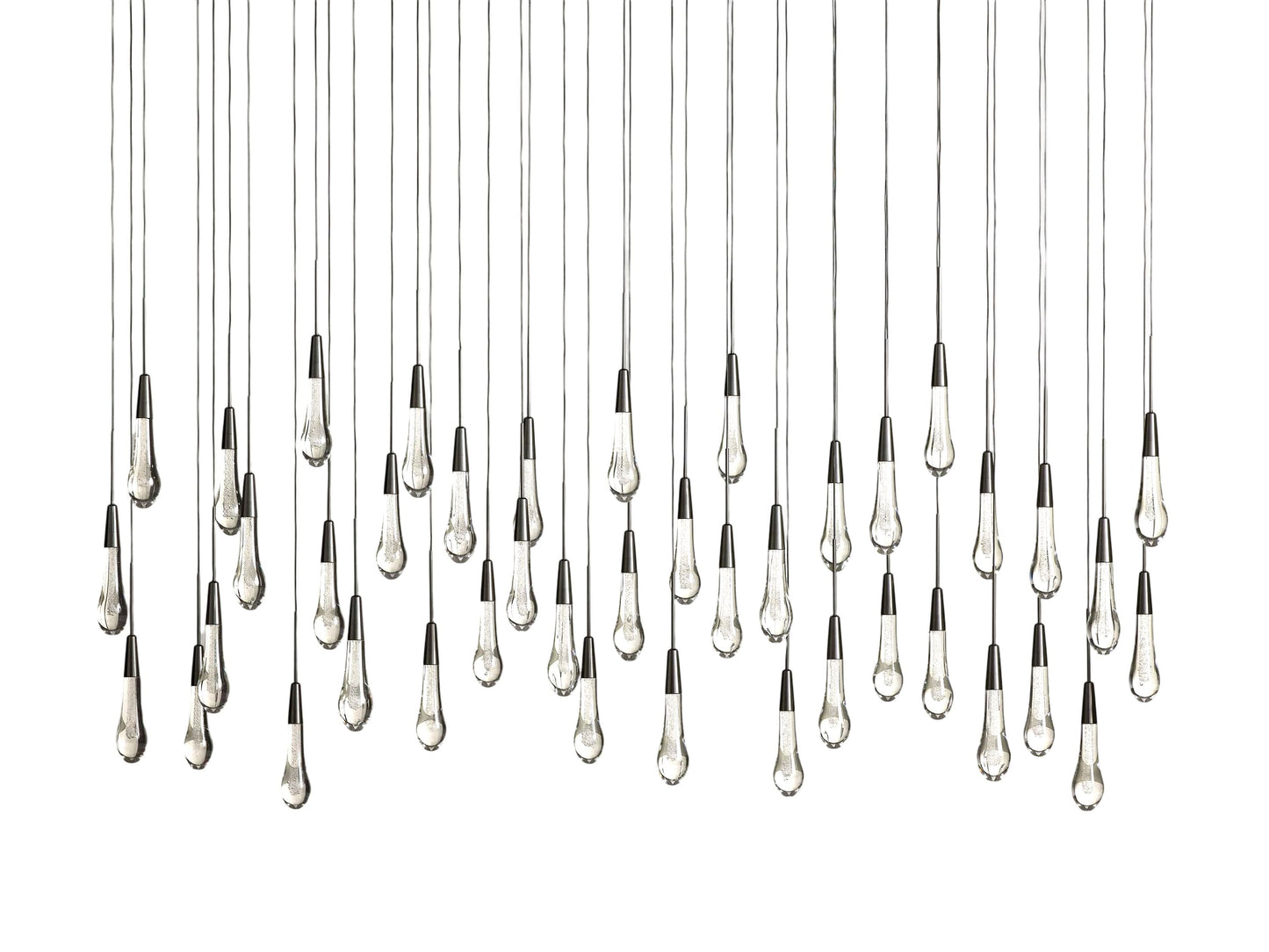 Soltaire Raindrop Crystal Linear Chandelier