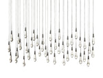 Soltaire Raindrop Crystal Linear Chandelier