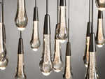 Soltaire Raindrop Crystal Linear Chandelier