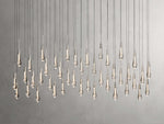 Soltaire Raindrop Crystal Linear Chandelier