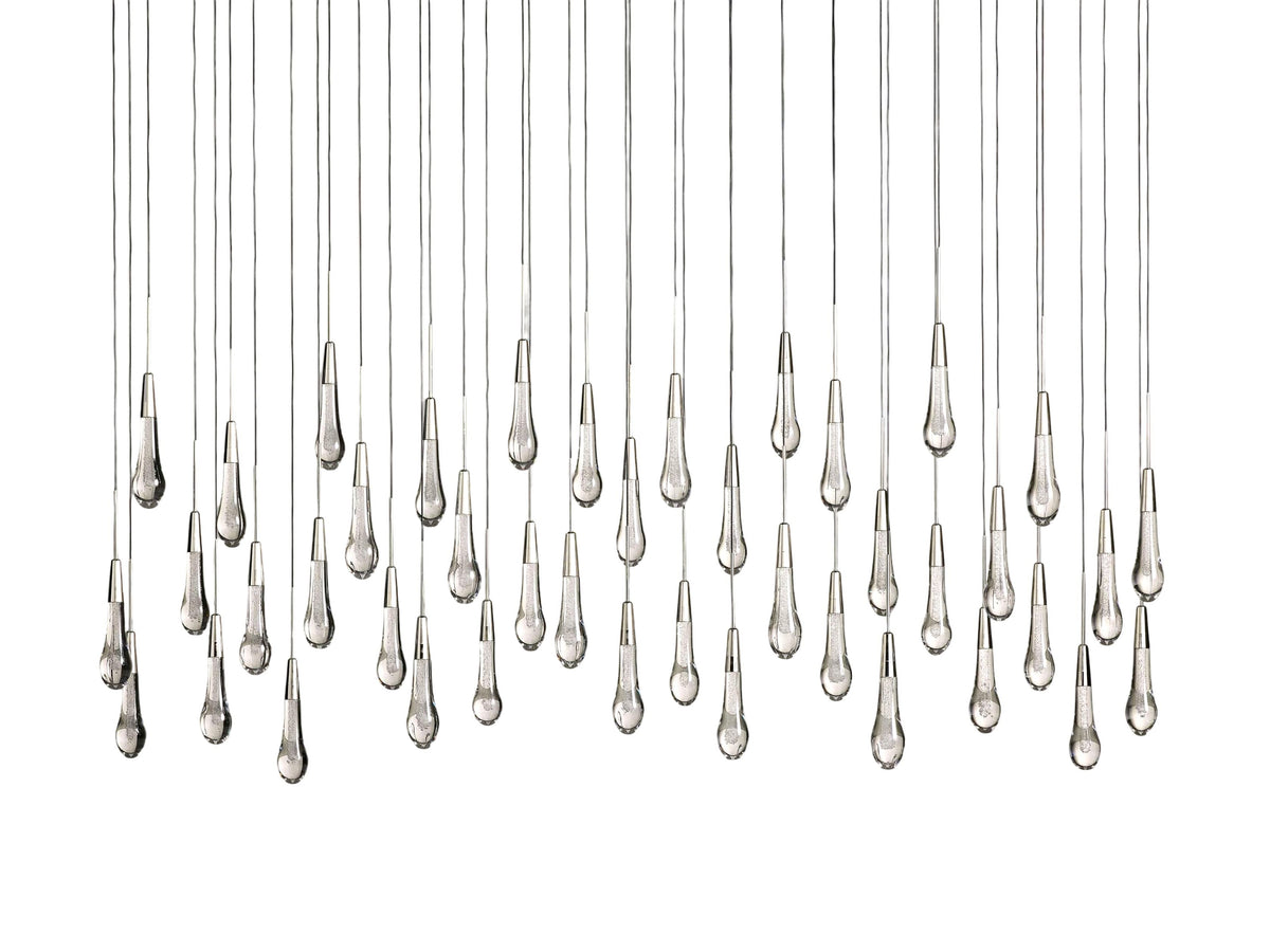 Soltaire Raindrop Crystal Linear Chandelier