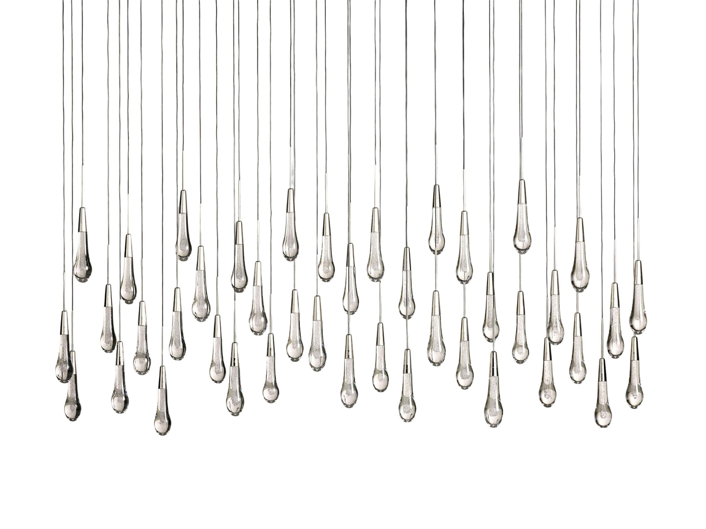 Soltaire Raindrop Crystal Linear Chandelier
