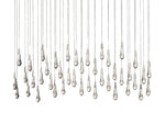 Soltaire Raindrop Crystal Linear Chandelier