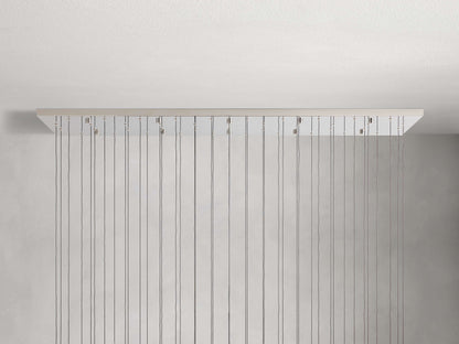 Soltaire Raindrop Crystal Linear Chandelier