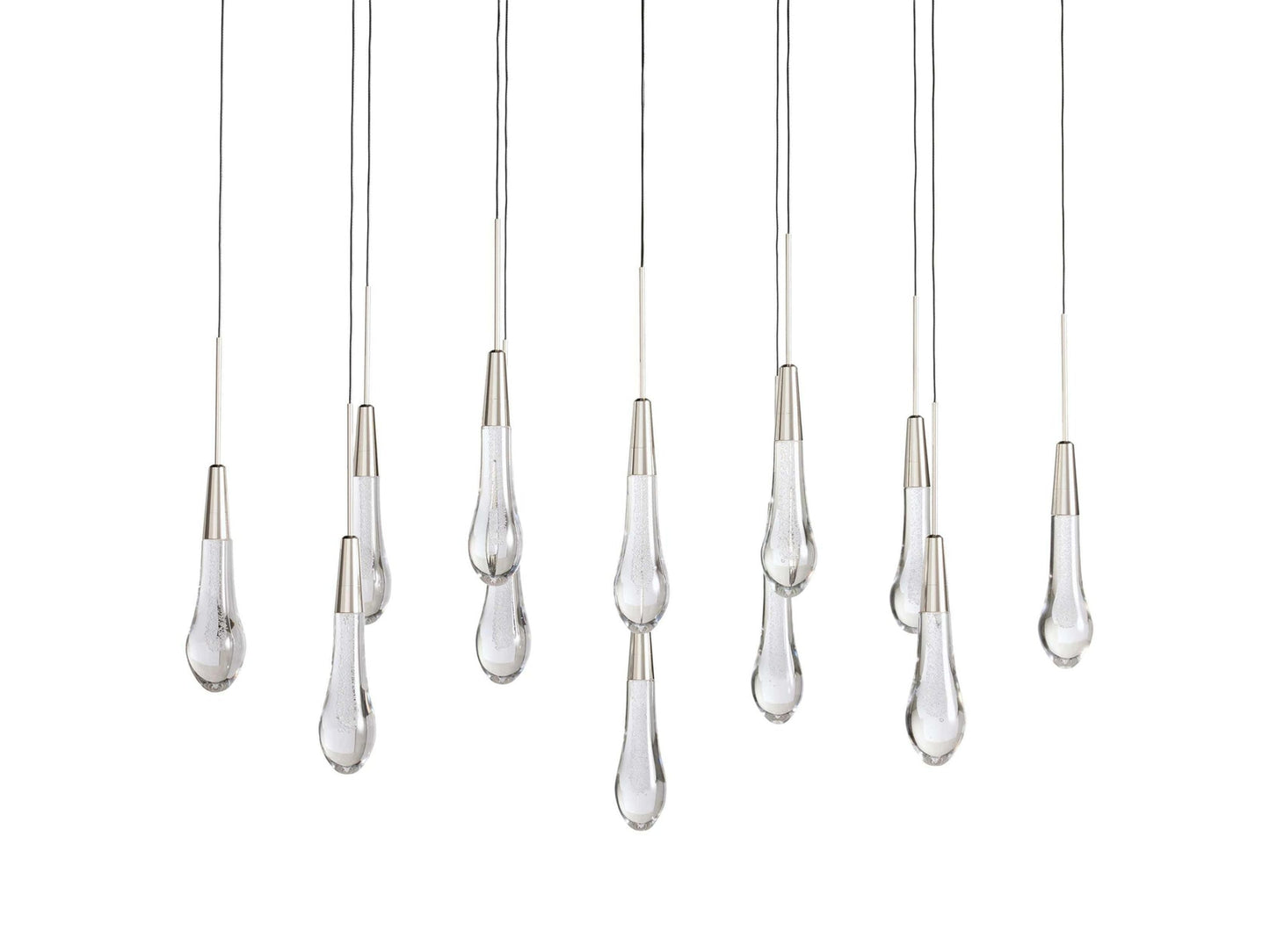 Soltaire Raindrop Crystal Linear Chandelier