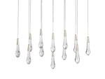 Soltaire Raindrop Crystal Linear Chandelier