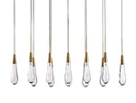 Soltaire Raindrop Crystal Linear Chandelier