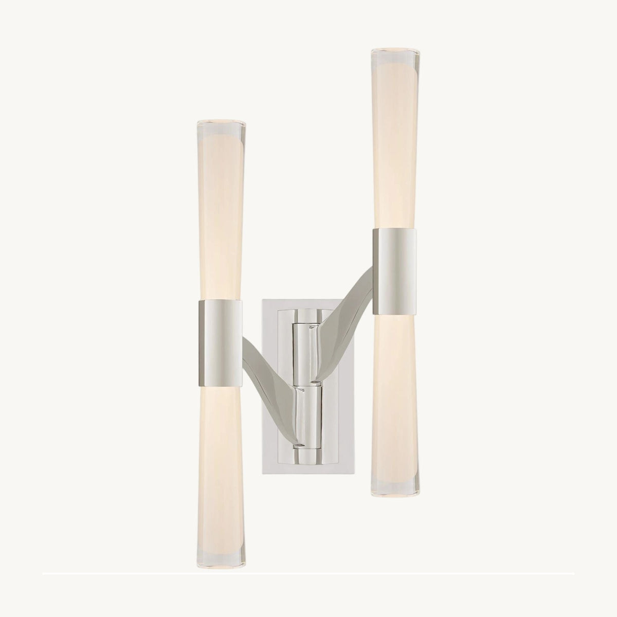 Brilora Etched Wave Double Wall Sconce