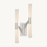 Brilora Etched Wave Double Wall Sconce