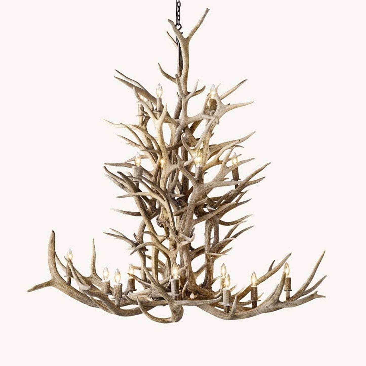 Antler Rustic Elegant Branch Chandelier 66"