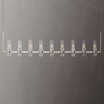 Ravelle Clear GlassLinear Chandelier 73"
