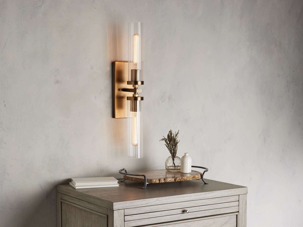 Andreas Modern Glass Wall Sconce