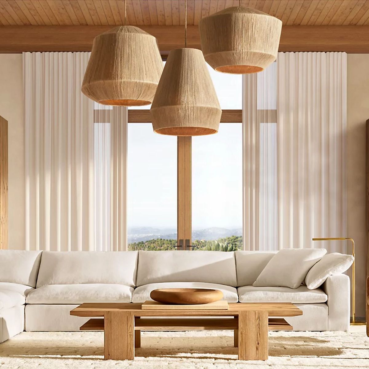 Ceva Basket Contour Pendant Light