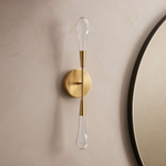 Soltaire Raindrop Glass Wall Sconce
