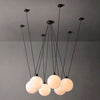 Delacey Cascading Glass Globe Chandelier