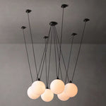 Delacey Cascading Glass Globe Chandelier