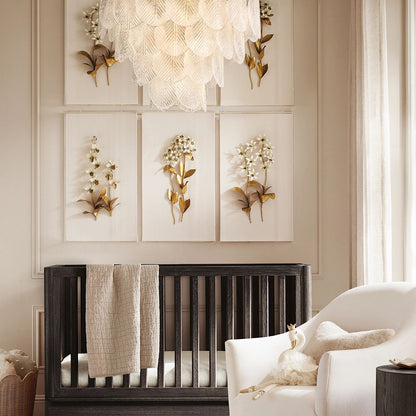 Vanero Pebble Leaf Round Chandelier