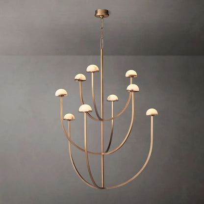 Perael Curve Dome Round Chandelier 40"