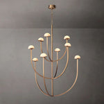 Perael Curve Dome Round Chandelier 40"