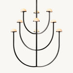 Perael Curve Dome Round Chandelier 40"