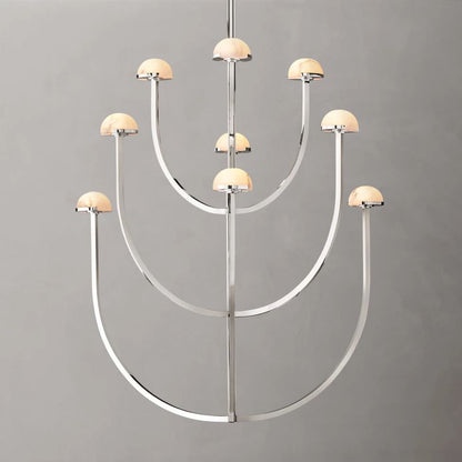 Perael Curve Dome Round Chandelier 40"