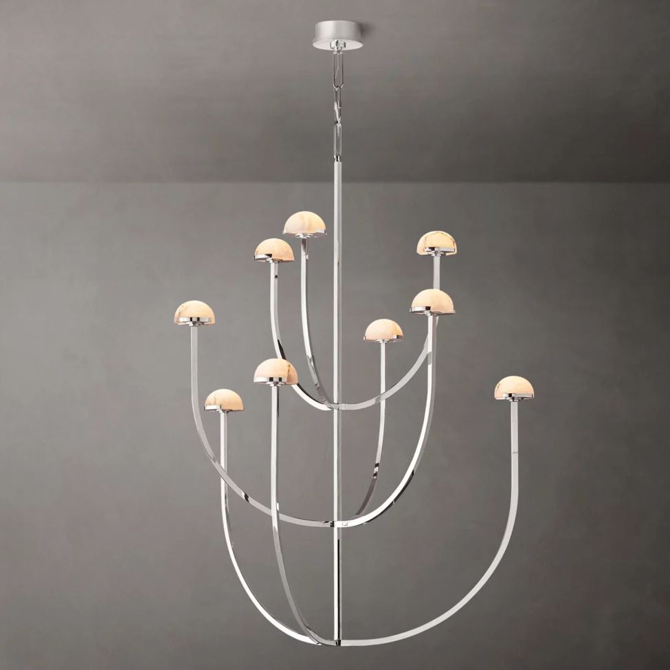 Perael Curve Dome Round Chandelier 40"