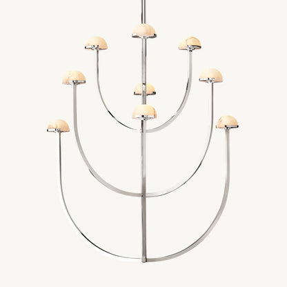 Perael Curve Dome Round Chandelier 40"