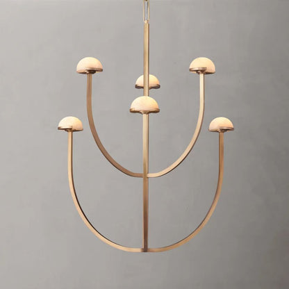 Perael Curve Dome Round Chandelier 32"