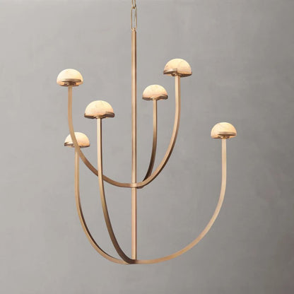 Perael Curve Dome Round Chandelier 32"