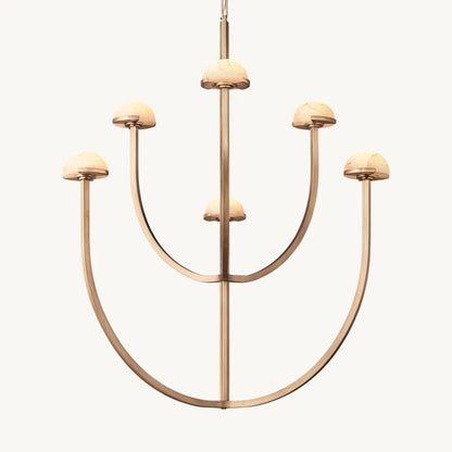 Perael Curve Dome Round Chandelier 32"