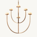 Perael Curve Dome Round Chandelier 32"