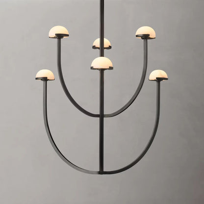 Perael Curve Dome Round Chandelier 32"