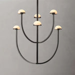 Perael Curve Dome Round Chandelier 32"