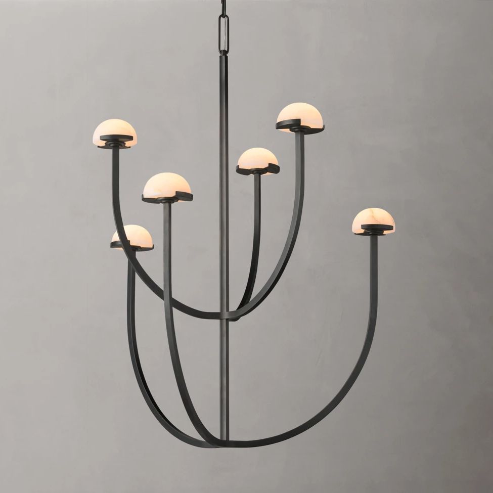 Perael Curve Dome Round Chandelier 32"