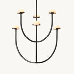 Perael Curve Dome Round Chandelier 32"