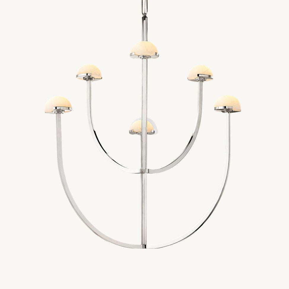 Perael Curve Dome Round Chandelier 32"