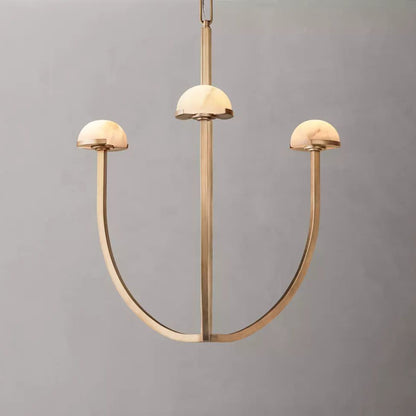 Perael Curve Dome Round Chandelier 24"