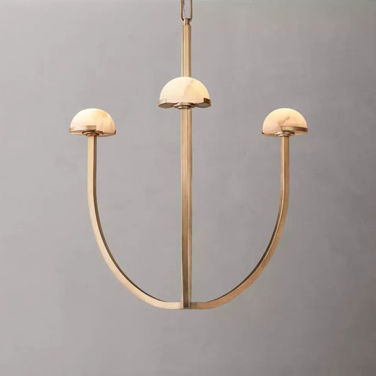 Perael Curve Dome Round Chandelier 24"