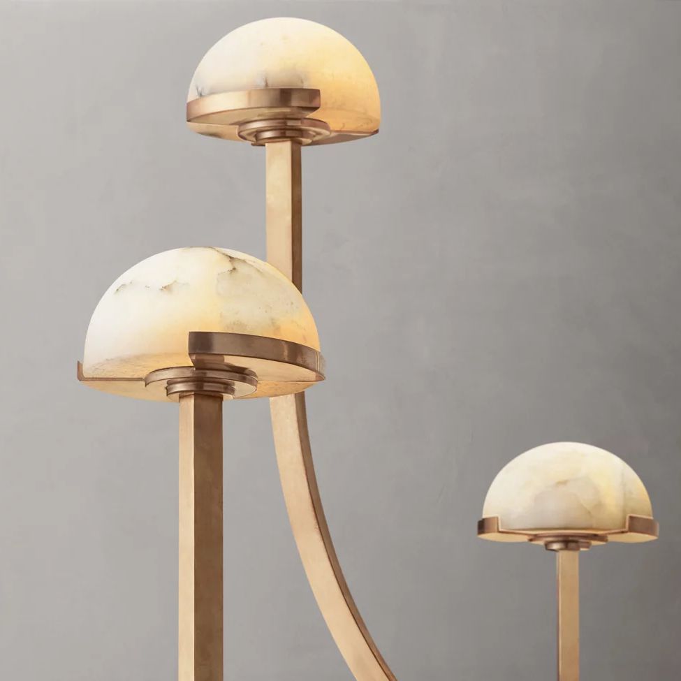 Perael Curve Dome Round Chandelier 24"