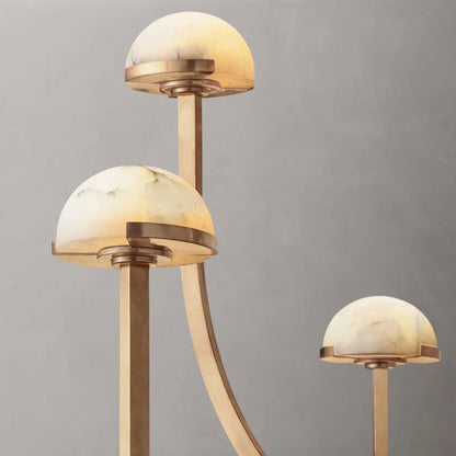 Perael Curve Dome Round Chandelier 24"