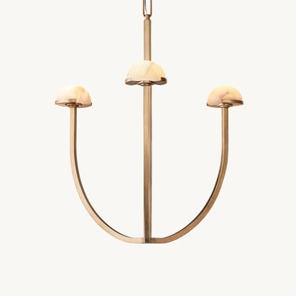 Perael Curve Dome Round Chandelier 24"