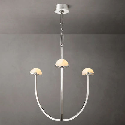 Perael Curve Dome Round Chandelier 24"