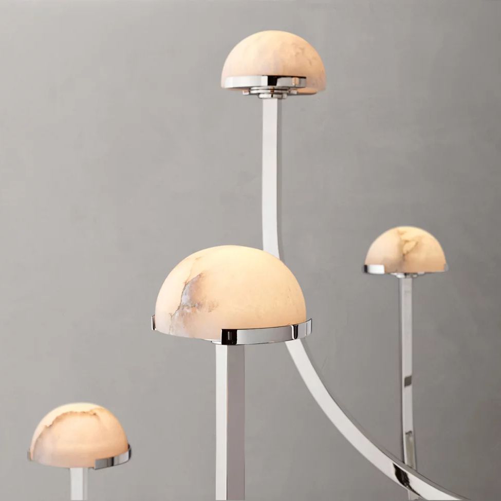 Perael Curve Dome Round Chandelier 24"