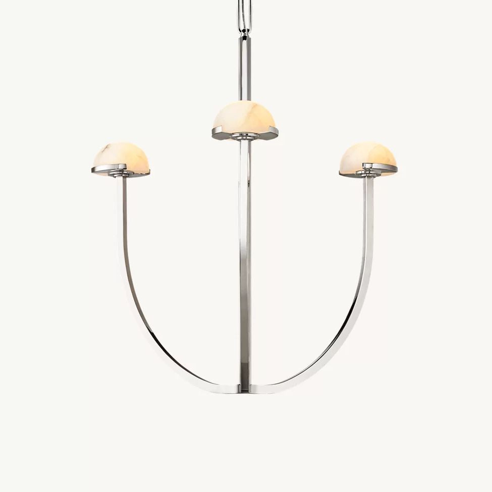 Perael Curve Dome Round Chandelier 24"