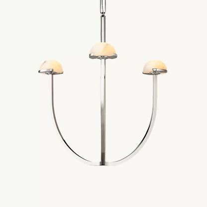 Perael Curve Dome Round Chandelier 24"