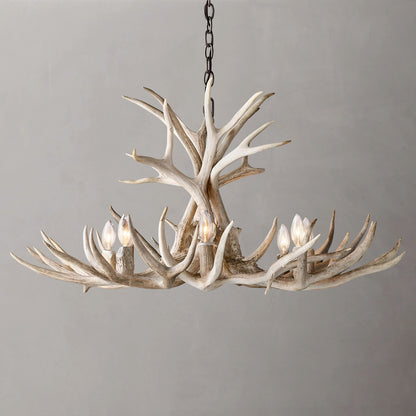 Antler Rustic Elegant Branch Chandelier 36"