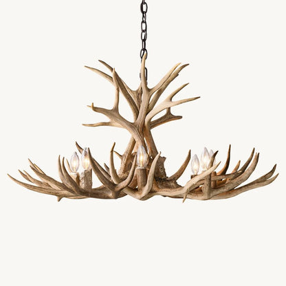 Antler Rustic Elegant Branch Chandelier 36"